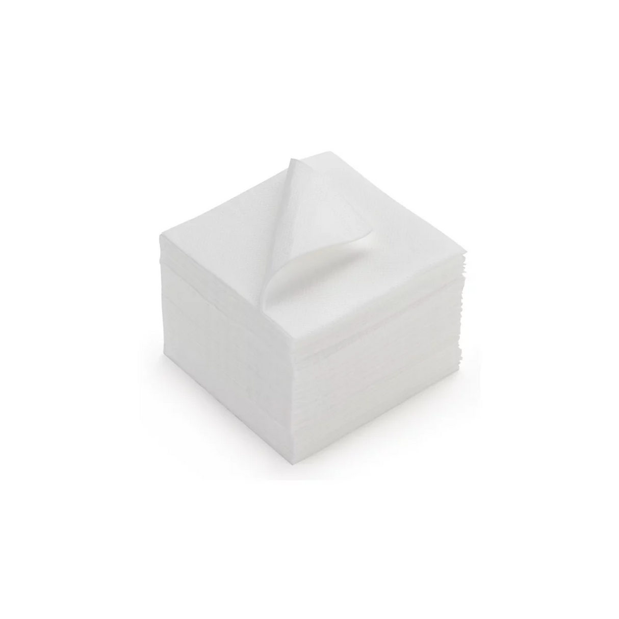 Serviettes en papier 20x20cm Blanc