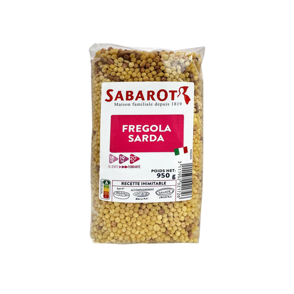 Fregola sarda sachet 950g