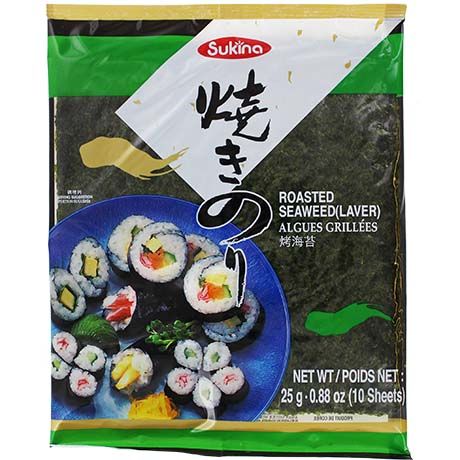Algues Grillées pour Sushi - Feuilles de nori x10 feuilles