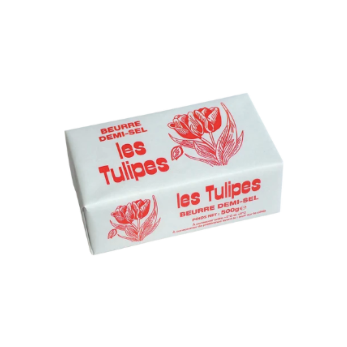 Beurre demi-sel (2x 500G) - Les Tulipes - DLC 16/07/26