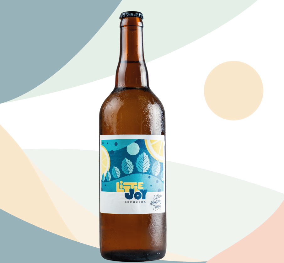 Kombucha Citron Menthe Timut 75CL - Little Joy