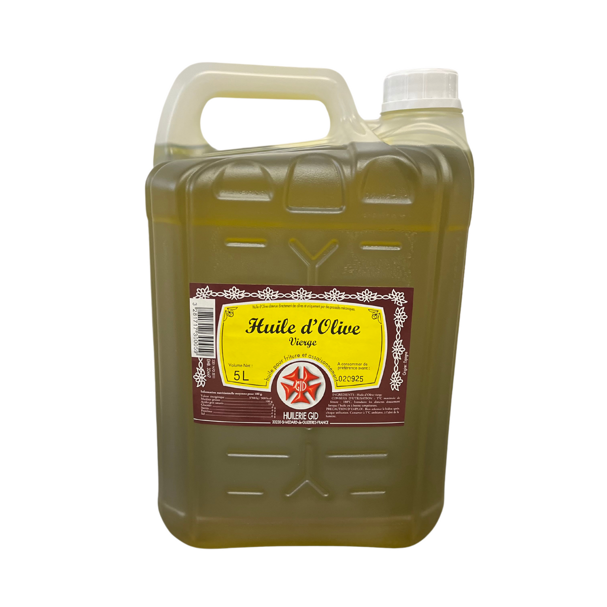 Huile d'olive vierge