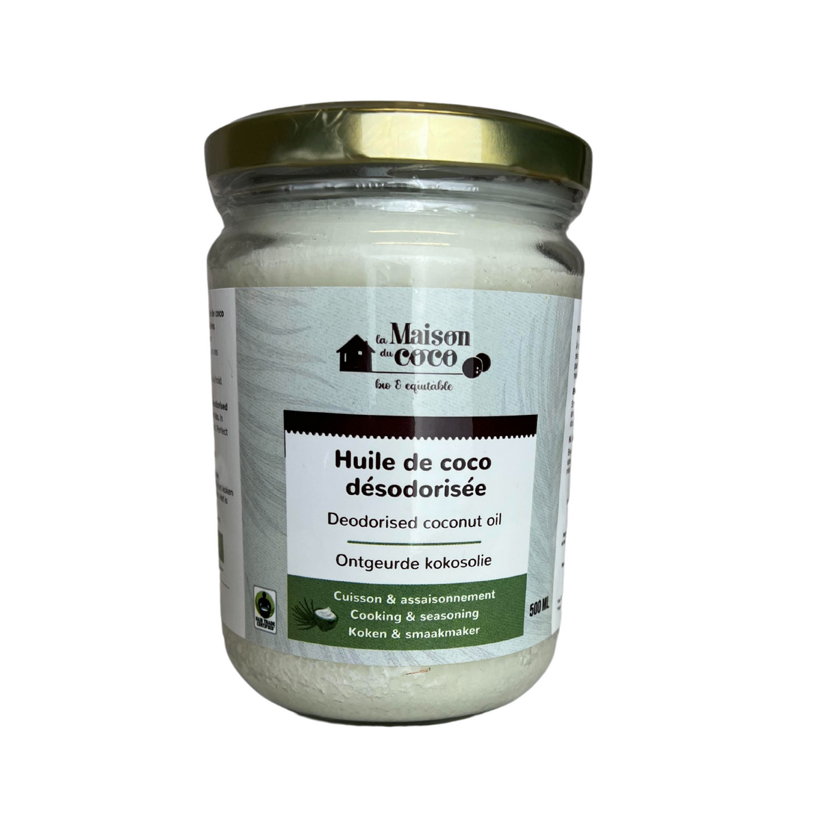 Huile de coco désodorisée Bio
