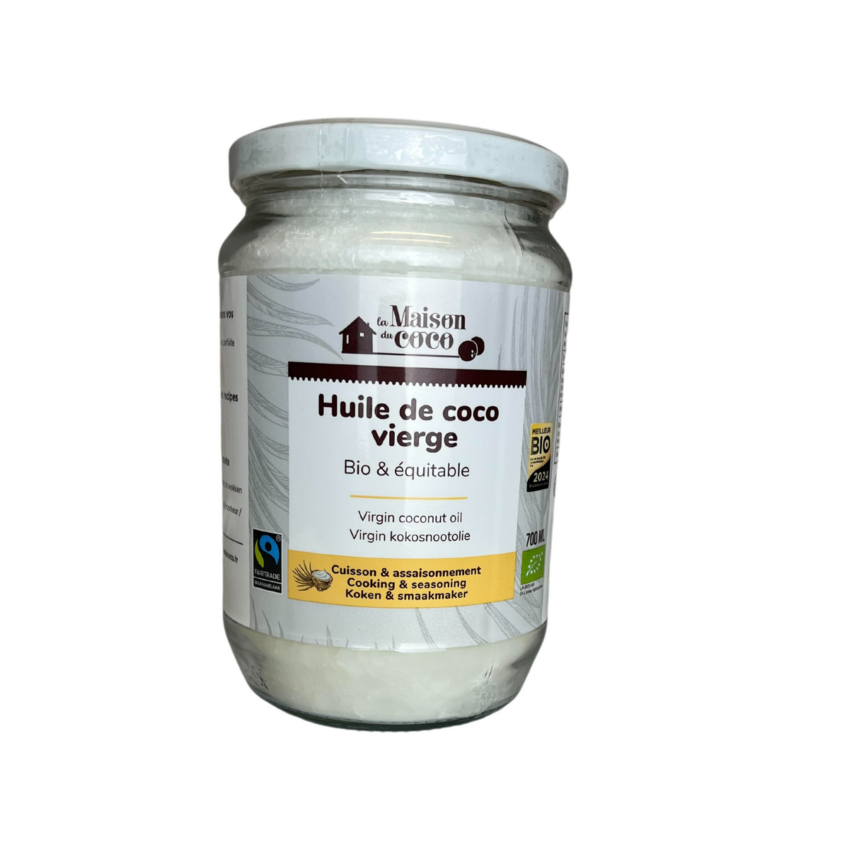 Huile de coco vierge Bio et équitable