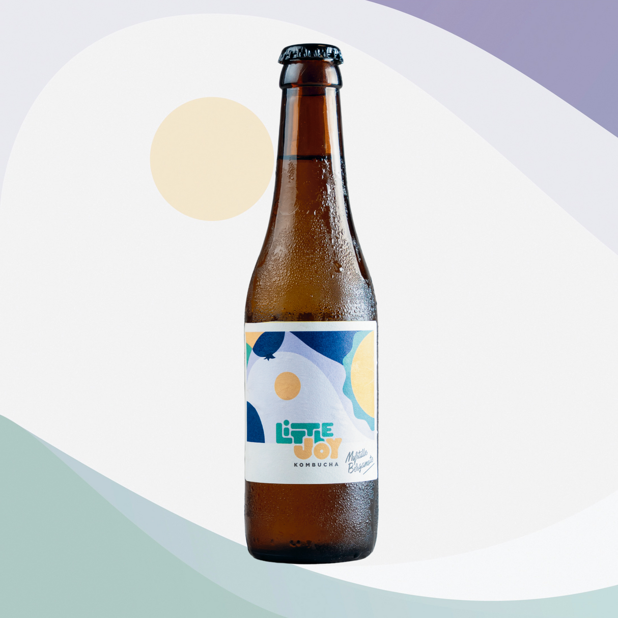 Kombucha Myrtille Bergamote 33CL - Little Joy