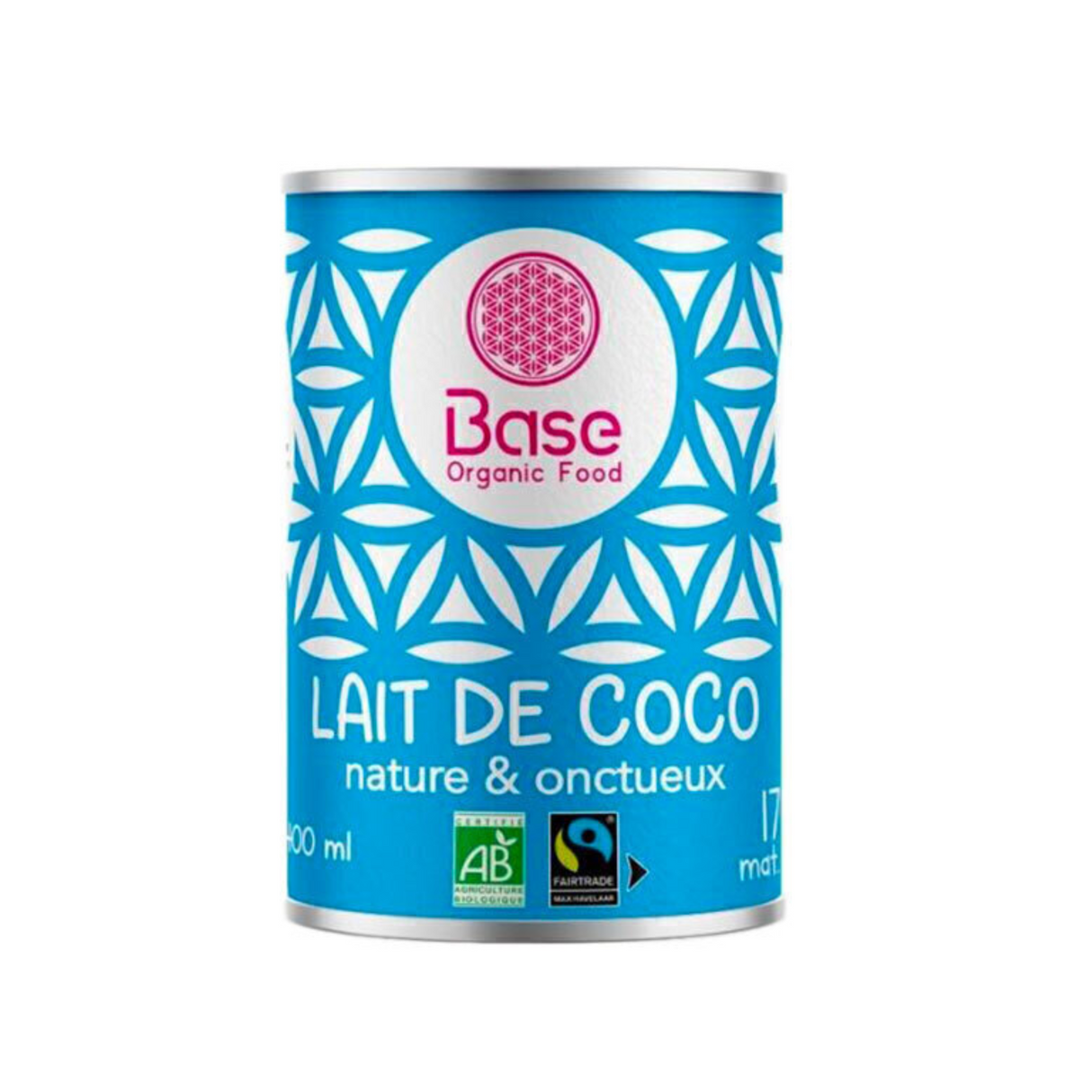 Lait de coco onctueux Bio équitable 17% M.G - 400ml