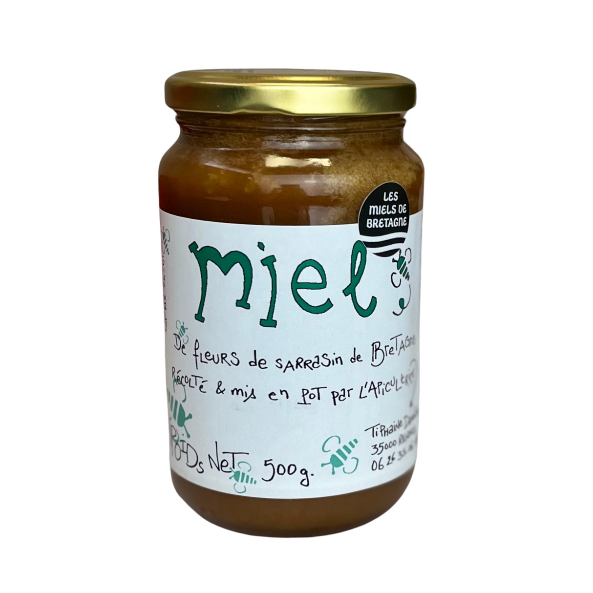 Miel de fleurs de sarrasin de Bretagne - Tiphaine Daudin