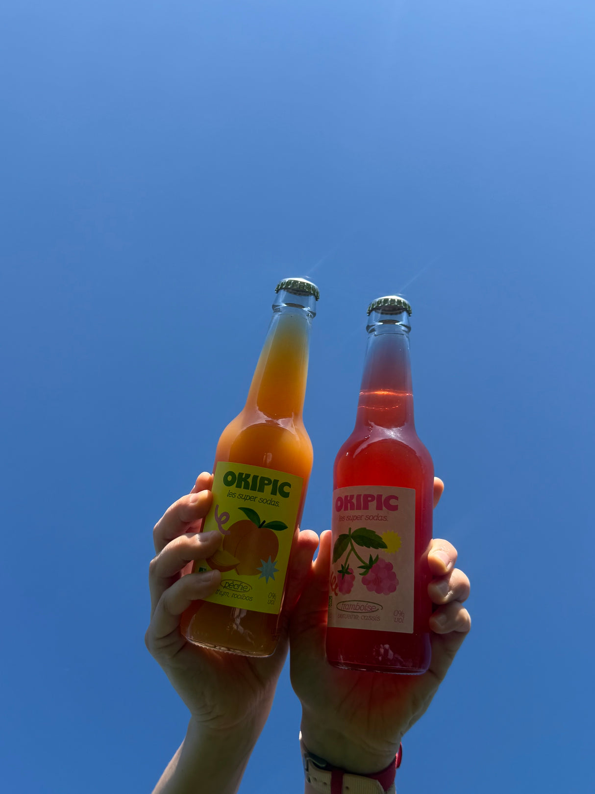 OKIPIC Pêche, thym, rooibos BIO 33CL