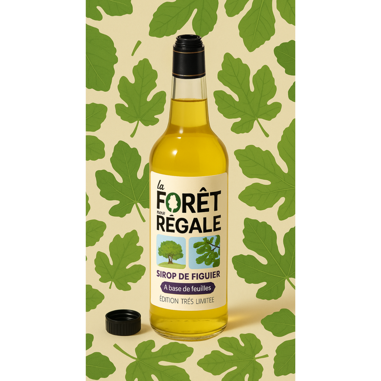 Sirop de feuilles de figuier BIO 50cl - La Forêt Nous Régale