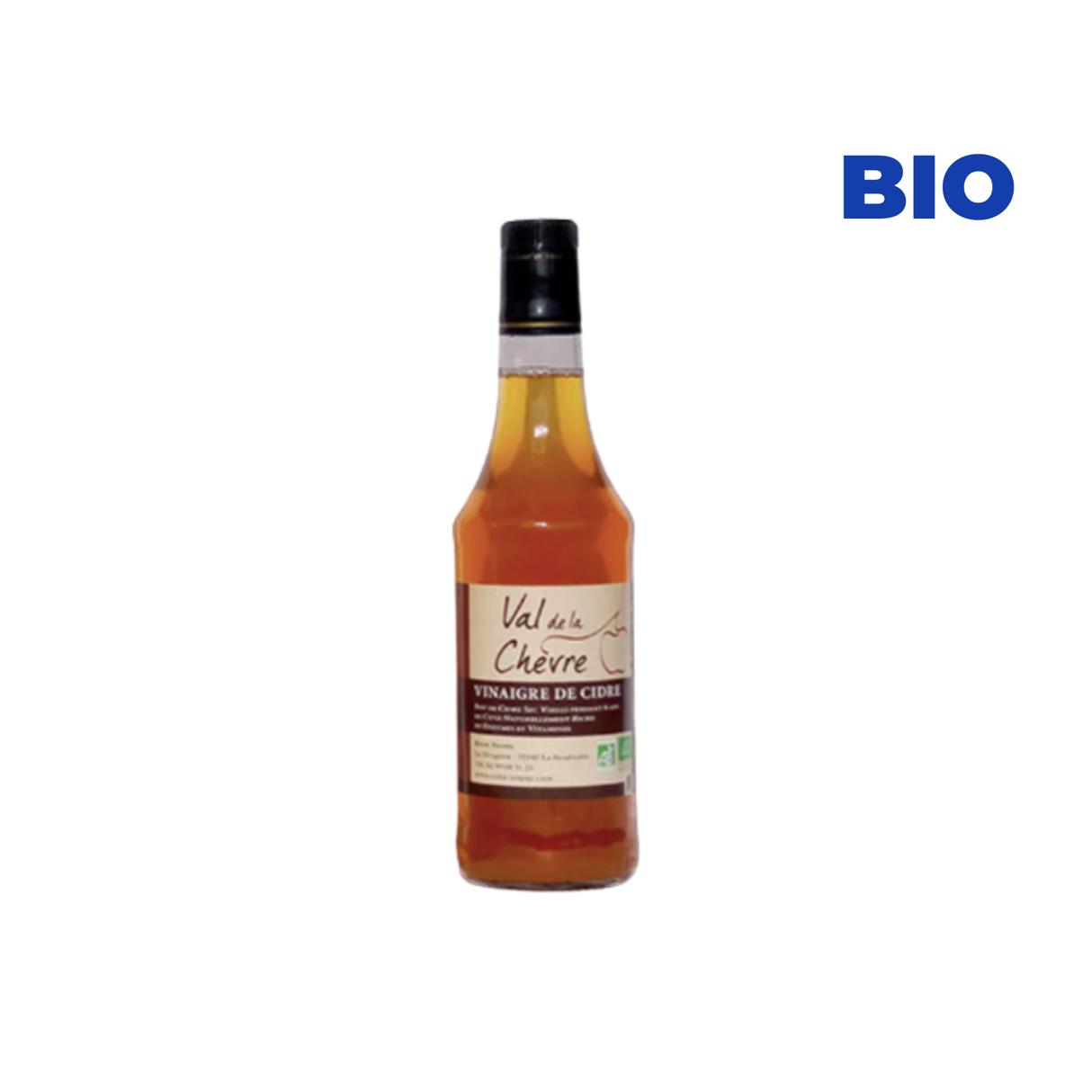 Vinaigre de cidre - Val de la Chèvre - bouteille 50CL