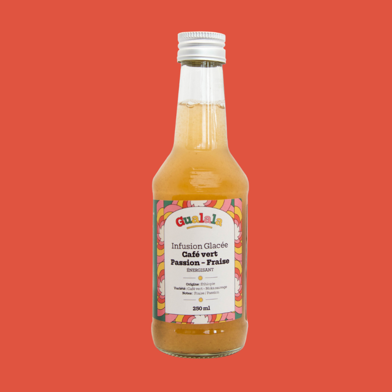 Gualala Infusion glacée - café vert Passion Fraise