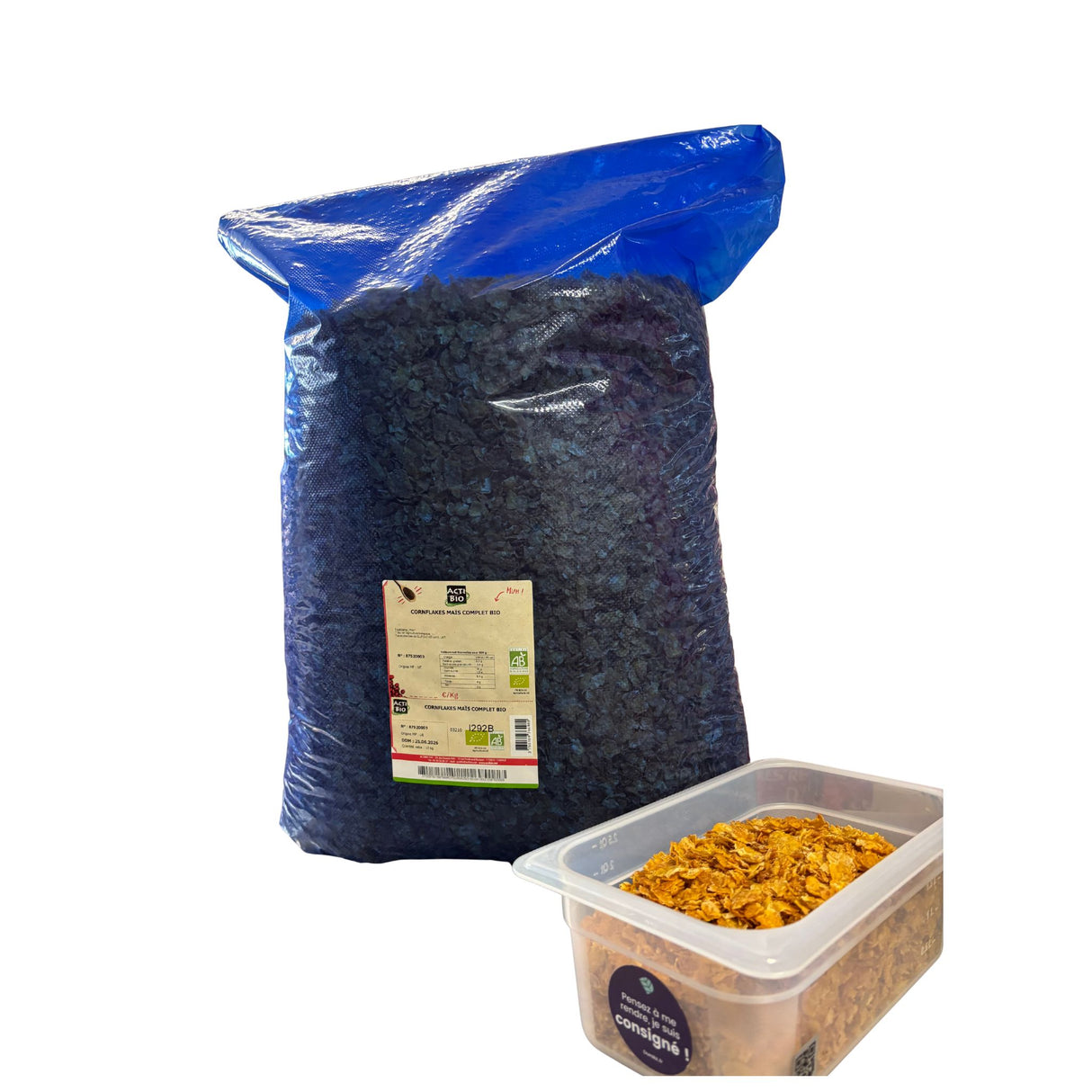 Corn flakes de maïs complet BIO - VRAC