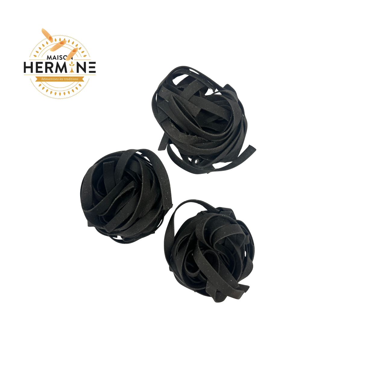 Tagliatelles à l'encre de seiche