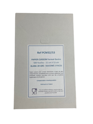 Papier cuisson feuille à feuille (500 feuilles)