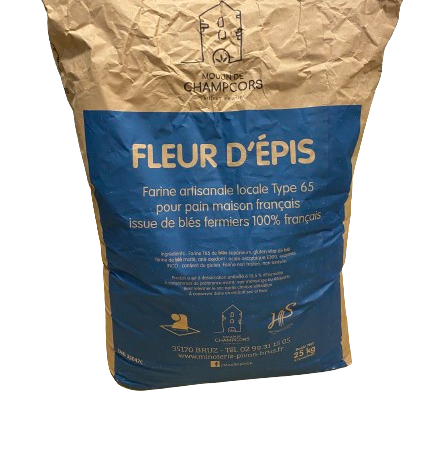 Farine de blé T65 BIO - Moulin de Champcors