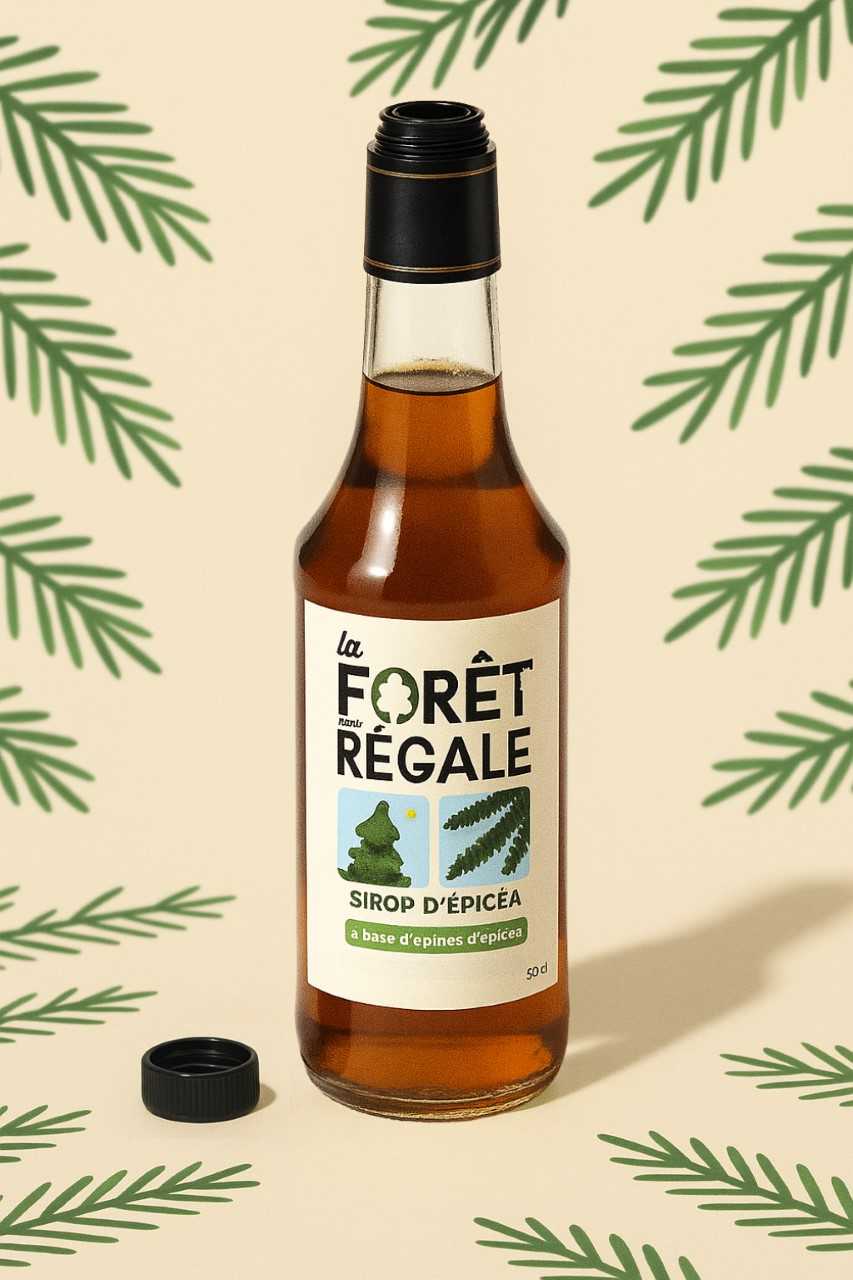 Sirop d'épicéa - La Forêt Nous Régale - 50cl