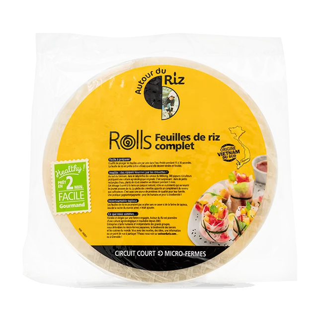 Feuilles de riz complète BIO - ∅ 22cm