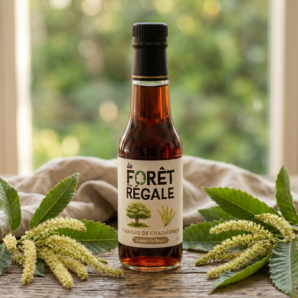 Vinaigre de Châtaigner BIO 25cl - La forêt nous régale