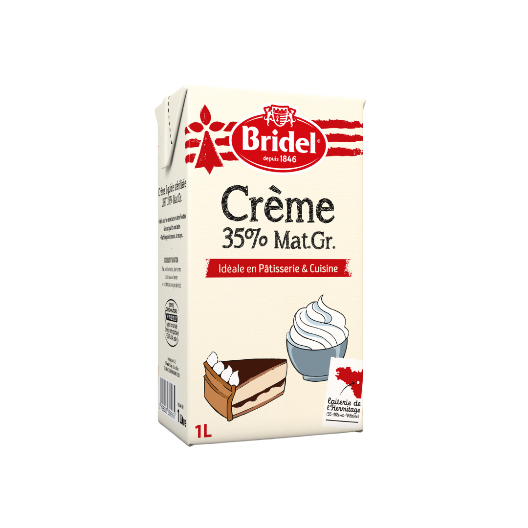 Crème UHT 35% - Bridel - DLC 03/26