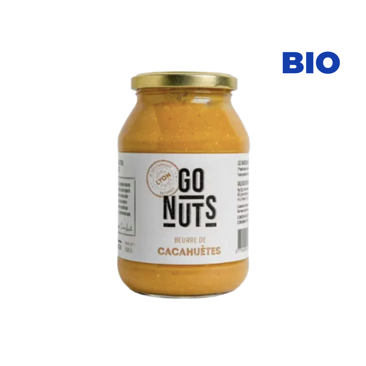 Beurre de cacahuètes BIO - 500G