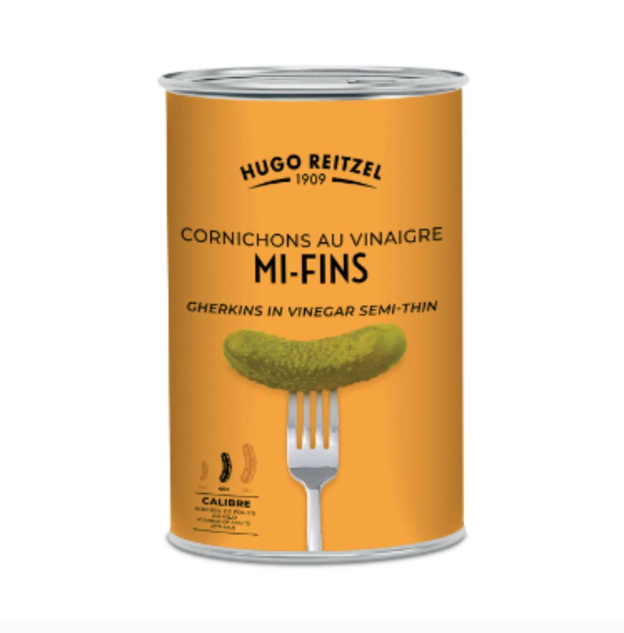 Cornichons au vinaigre mi-fins 60/79 - format 4/4