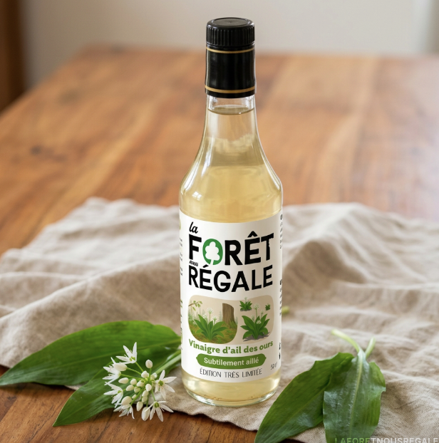 Vinaigre d'ail des ours 50cl - La forêt nous régale