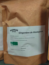 Gingembre de Madagascar BIO - Sachet 350G - Munnar Epices