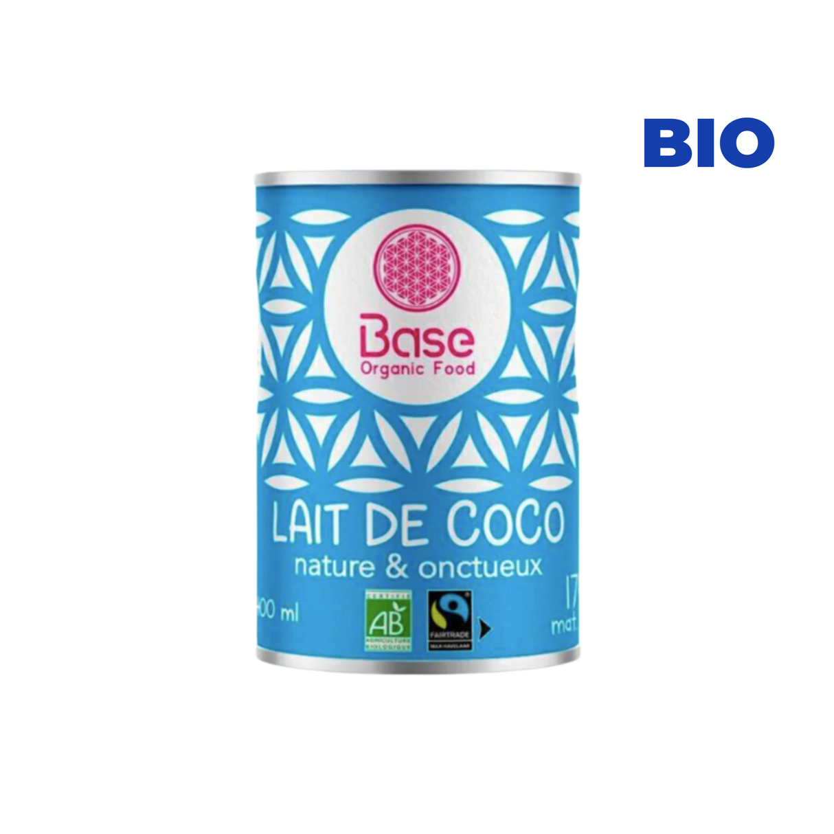 Lait de coco onctueux Bio équitable 17% M.G - 400ml