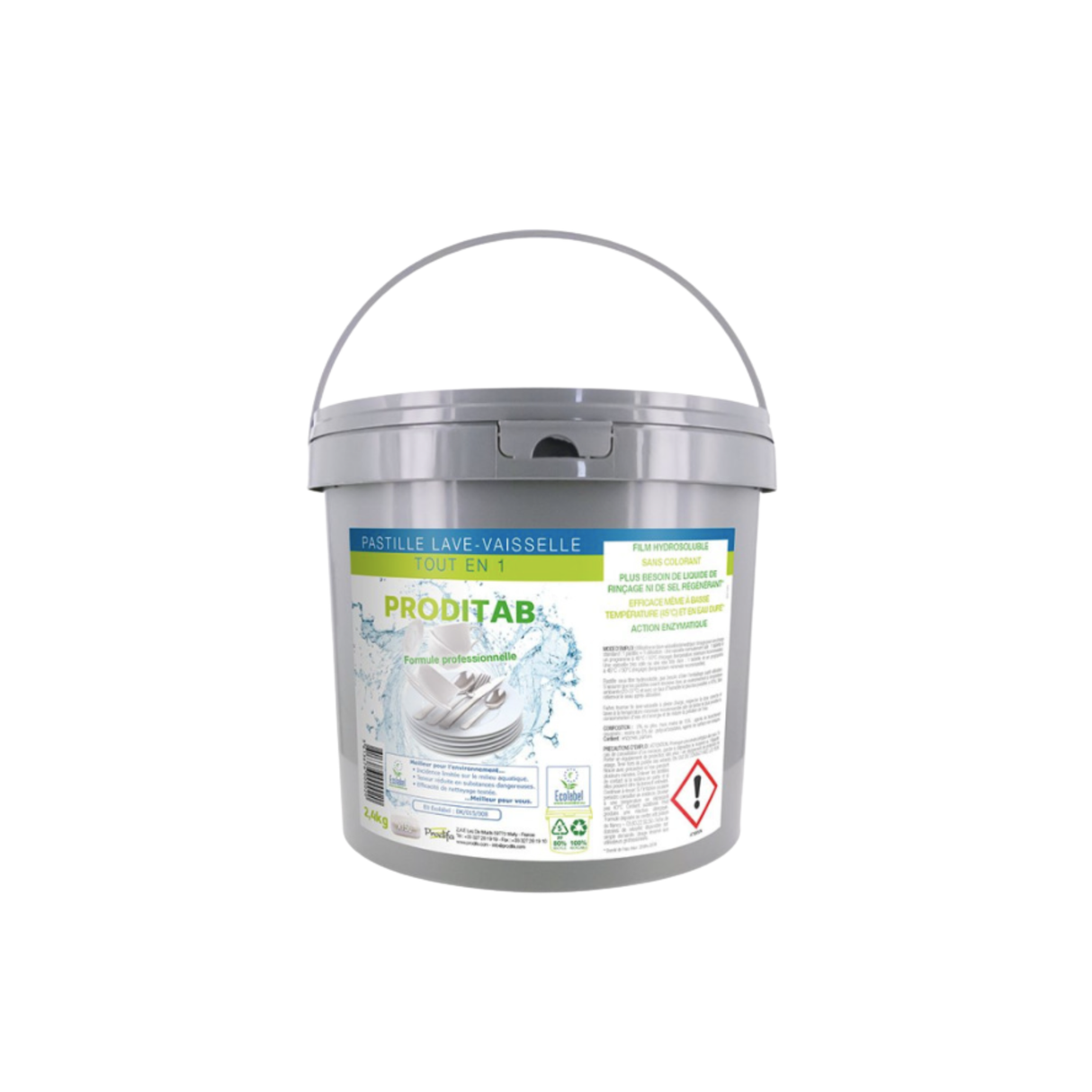 Pastilles lave-vaisselle tout en 1  (Seau de 150 pastilles)