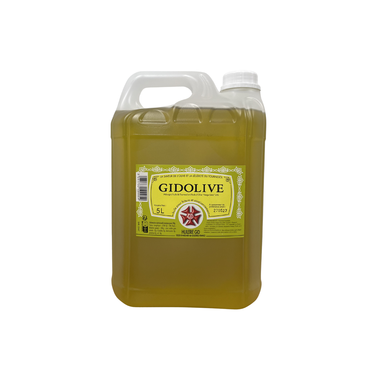 Mélange d'huiles d'olive et de tournesol - Gidolive