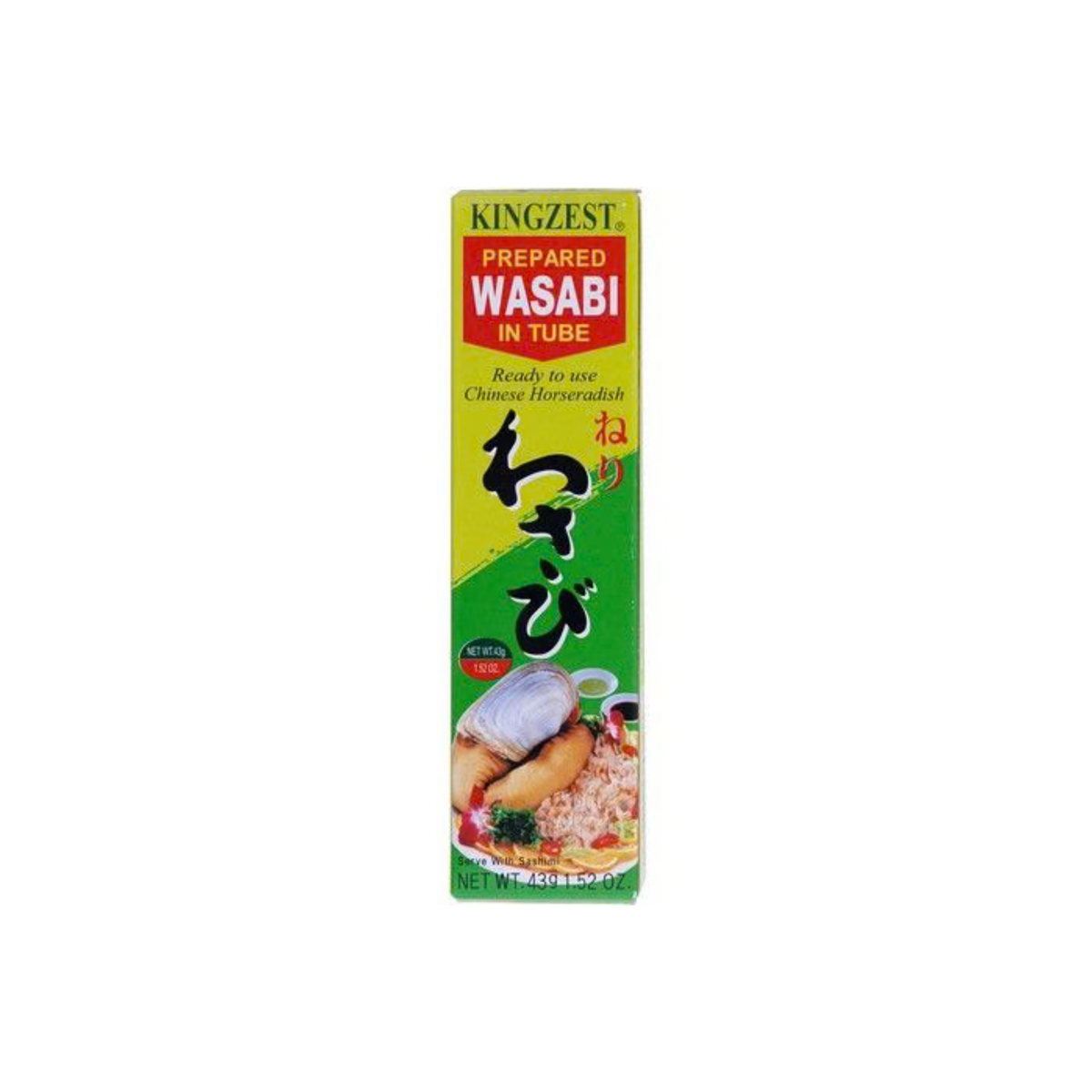 Pâte de Wasabi en tube 43G