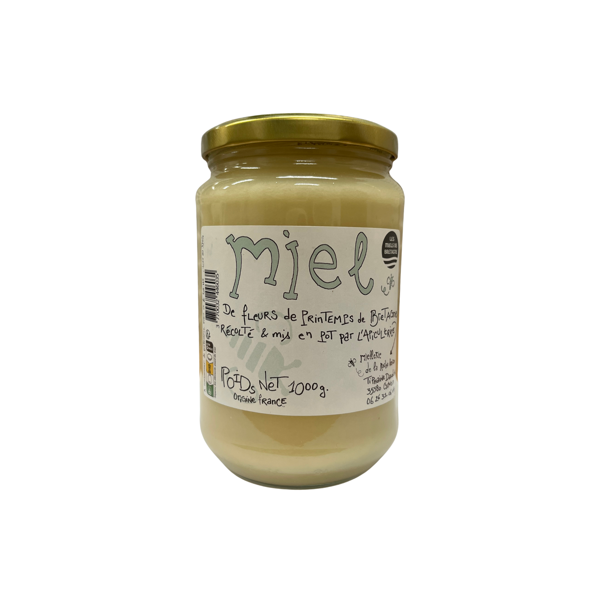 Miel de fleurs de Printemps de Bretagne - Tiphaine Daudin - pot de 1 KG