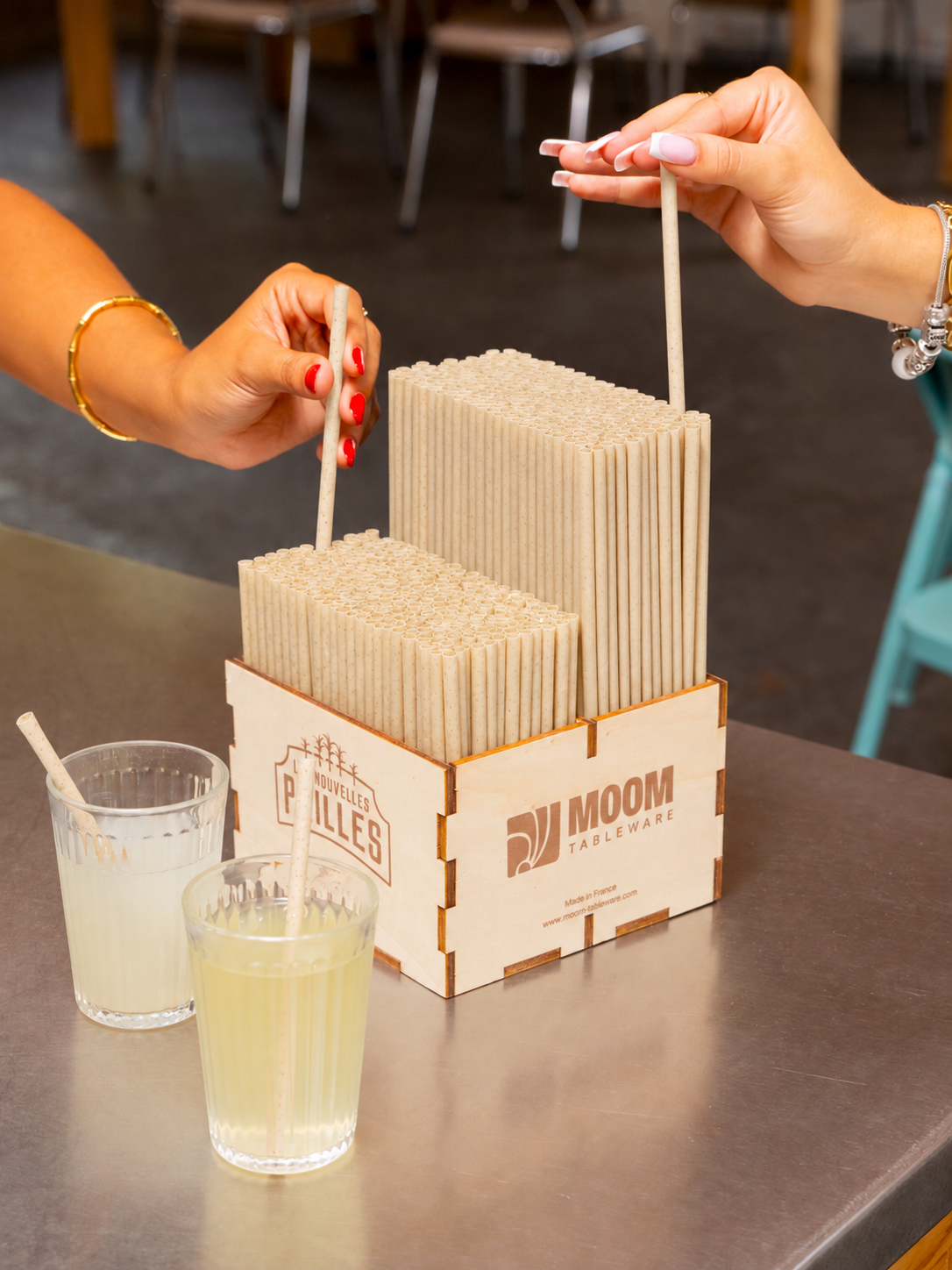 pailles paille coffee shop thé boissons lait végétal Bretagne recyclable Rennes Nantes 