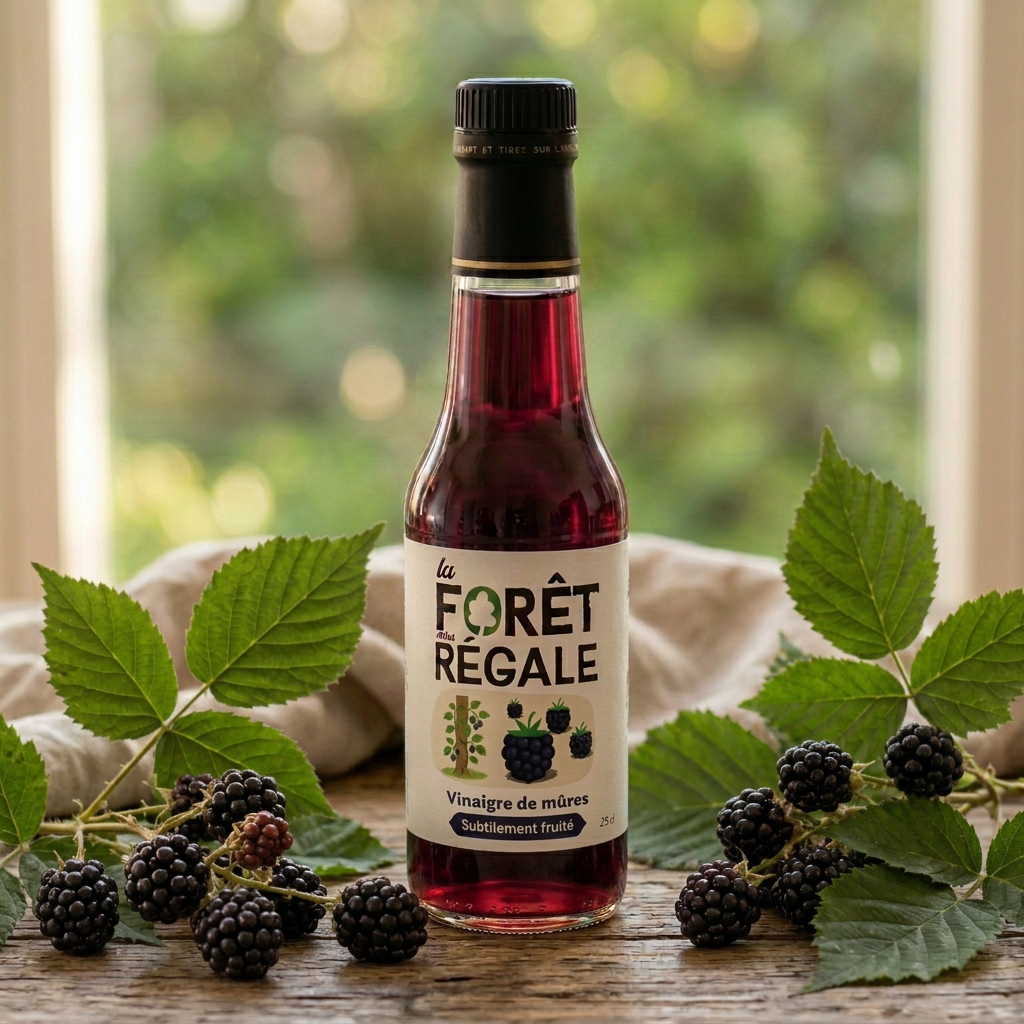 Vinaigre de mûre BIO 25cl - La forêt nous régale
